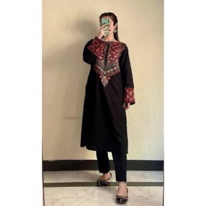 Ready Made Pure Dubai Silk Digital Print Three Piece Work Type: Digital Print Fabric: Pure Dubai Silk (luxurious & smooth finish) (