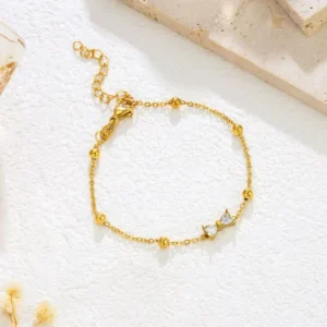 Luxurious Four leaf clover bracelet | stainless steel and color guaranteed (Copy)