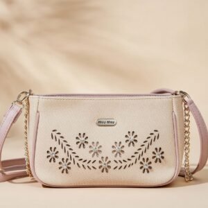 lavender faux leather mini bow shoulder bag, also available as a crossbody bag with a detachable strap.