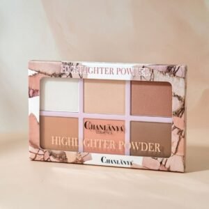 Chanlanya 6 Color Blush Expert & Highlighter Palette.