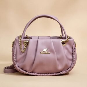purple ladies' handbag.