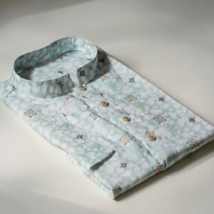 Premium Cotton Print Panjabi