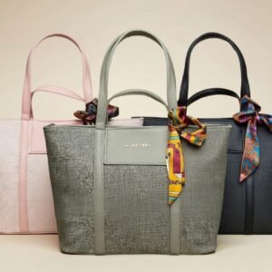 women's tote bags, possibly made of PU leather and fabric.