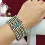 ভিক্টোরিয়ান স্টাইল মাল্টিকালার ব্রেসলেট (এডি স্টোন সহ)