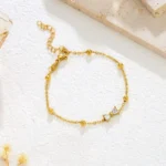 Luxurious Four leaf clover bracelet | stainless steel and color guaranteed (Copy)