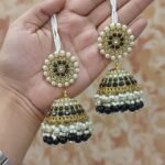 traditional Indian Jhumka earrings