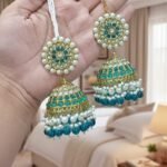 traditional Indian Jhumka earrings