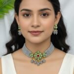 Indian best quality choker necklace set for women