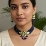 Indian best quality choker necklace set for women