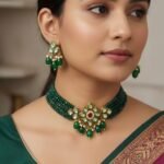 Indian best quality choker necklace set for women