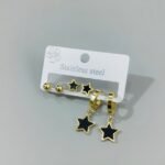 stainless steel  earrings 3 jora