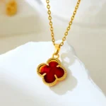 Four leaf clover necklace | stainless steel and color guaranteed