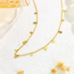 Waterdrop luxury necklace | stainless steel and color guaranteed