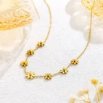 Daisy flower versatile necklace | stainless steel and color guaranteed