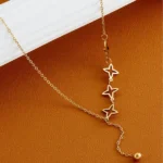 Hollowed out four leaf clover necklace | stainless steel and color guaranteed
