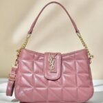 PremiumQuilted Handbag with Gold Chain Strap 4