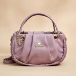 purple ladies' handbag.