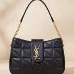 PremiumQuilted Handbag with Gold Chain Strap