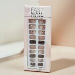 Fast Nail" artificial press-on nails.