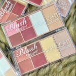 6 Color Blush Expert & Highlighter Palette