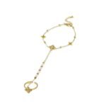 gold hand chain slave bracele
