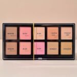 Chanlanya 10 Colour Highlighter, Blush, Contour, and Bronzer Palette.