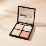 Chanlanya Mega Glow 4-color highlighter and bronzer palette