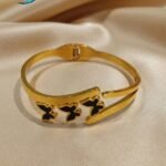 stainless steel 18K gold-plated bracelet