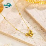 gold-plated stainless steel necklace